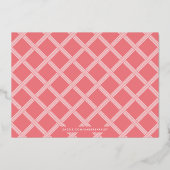 Foil XOXO Carte photo de la Saint Valentin - Bubbl (Verso)