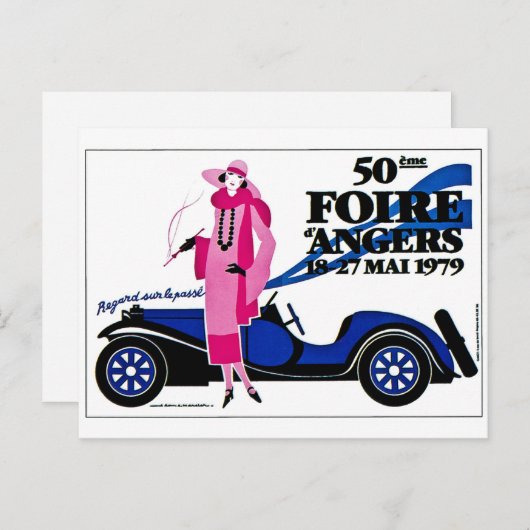 Foire d'Angers - Franse reclame Briefkaart (Voorkant / Achterkant)