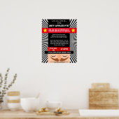 foire d'été carnaval affiche de collecte de fonds  (Cuisine)