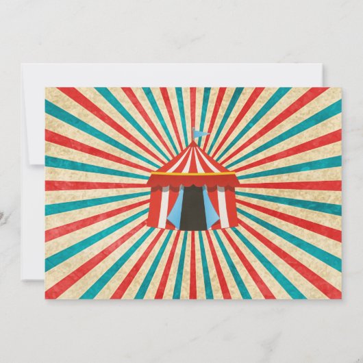 Foire du comté Invitation de fête d'anniversaire I (Dos)