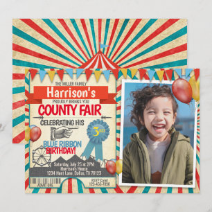 Foire du comté Invitation de fête d'anniversaire I