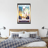 Foire Mondiale de Chicago 1933 - Art Déco Retro Vi (Insitu(Chambre))