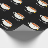 Fokbeker van Tea Pun Dark BG Cadeaupapier (Hoek)