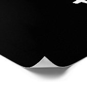 Fokbeker van Tea Pun Dark BG Poster (Hoek)