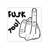 Fokbom en nepvingergrap 	rubberstempel (Afrduk)