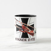 FOKKER D. VII MUG DE WWI ERNST UDET (Centre)