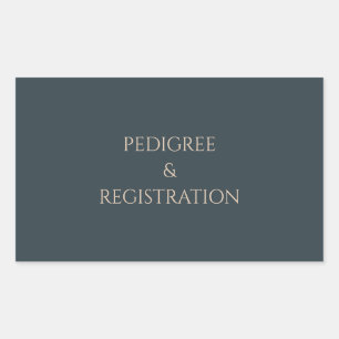 Fokker Map Label STAMBOOM & REGISTRATIE