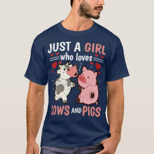 Fokmeisjes Varkenshouderij Boerderij Dierlijke Koe T-shirt