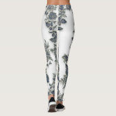 Fokmiddelen in bloemen leggings (Achterkant)