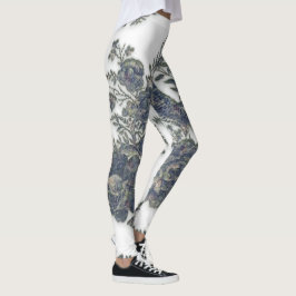 Fokmiddelen in bloemen leggings