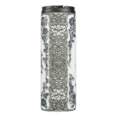 Fokmiddelen in bloemen thermosbeker (Achterkant)