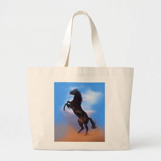 fokpaard grote tote bag (Voorkant)