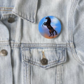 fokpaard ronde button 5,7 cm (In situ)