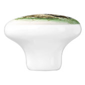 Fokstoffen in het veld keramische knop (Zijkant)