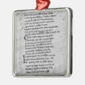Fol.43 "Het lied van Roland" Metalen Ornament (Links)