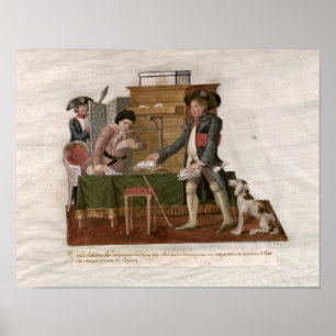Fol.55 Landenfolk en de Geldwisselaar Poster