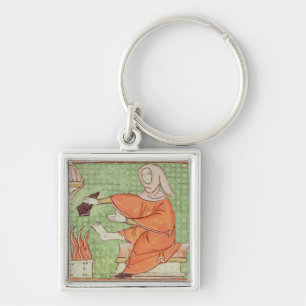 Fol.58r februari: Warming door brand Sleutelhanger