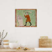 Fol.59r Augustus: Verfrissende tarwe Poster (Keuken)