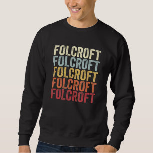 Folcroft Pennsylvania Folcroft PA Retro Vintage Te Trui