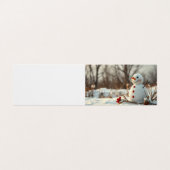 Folded Business Card Visitekaartjes (Buitenkant ongevouwen)