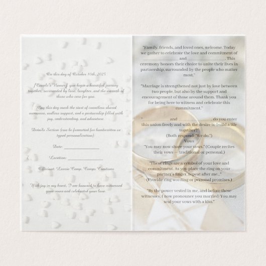 Folded Card (Inside Unfolded)