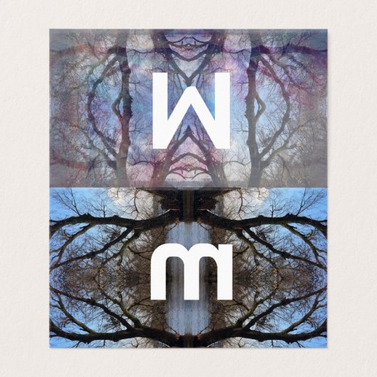 Folded Card M Version  (Outside Unfolded)