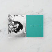 FOLDED CARD : WOODBLOCK JAPANESE : Cat with Tomato (Intérieur)