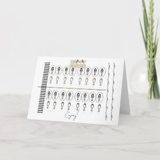 Folded Easter Greeting Card Kaart