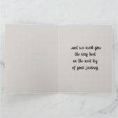 Folded Editable Sad Aliens Farewell Kaart (Binnen)