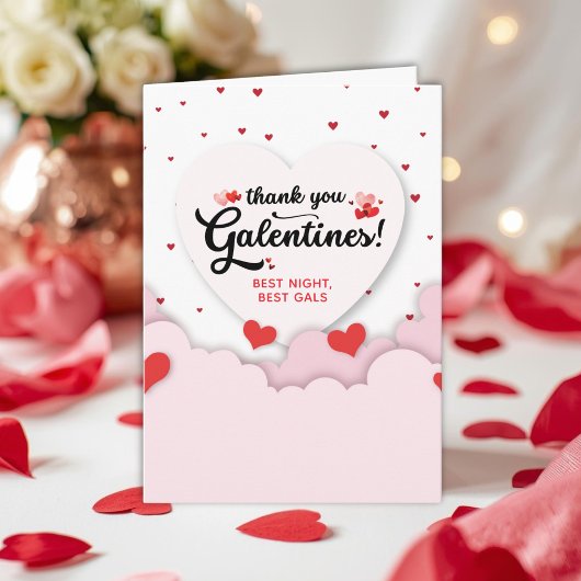 Folded Galentine's Bedankkaart