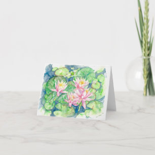 Folded greecard met origineel artwork kaart