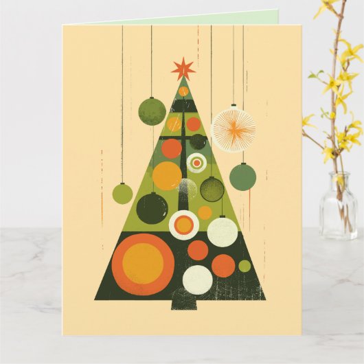 Folded Greeting Card Kaart (Gele Bloem)