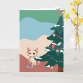 Folded Greeting Card Kaart (Gele Bloem)