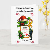 Folded Greeting Card Kaart (Gele Bloem)