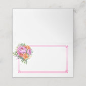 Folded Name Place Card (Buitenkant ongevouwen)