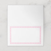 Folded Name Place Card (Buitenkant ongevouwen)