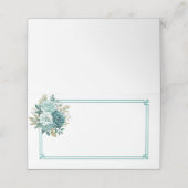 Folded Name Place Card (Buitenkant ongevouwen)