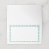 Folded Name Place Card (Buitenkant ongevouwen)