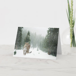 Folded Note Card LEOPARD NOTECARD Notitiekaartje