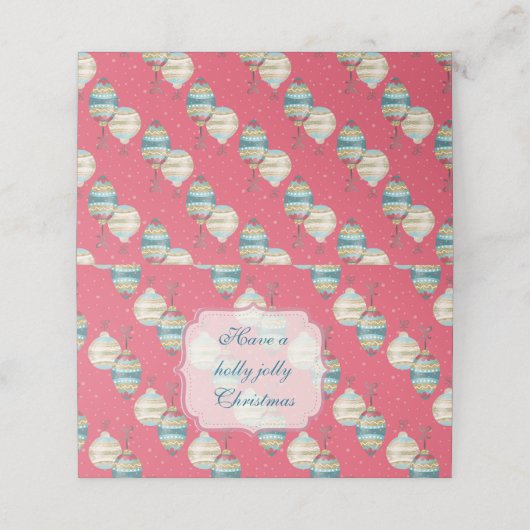 Folded Place Card (Buitenkant ongevouwen)