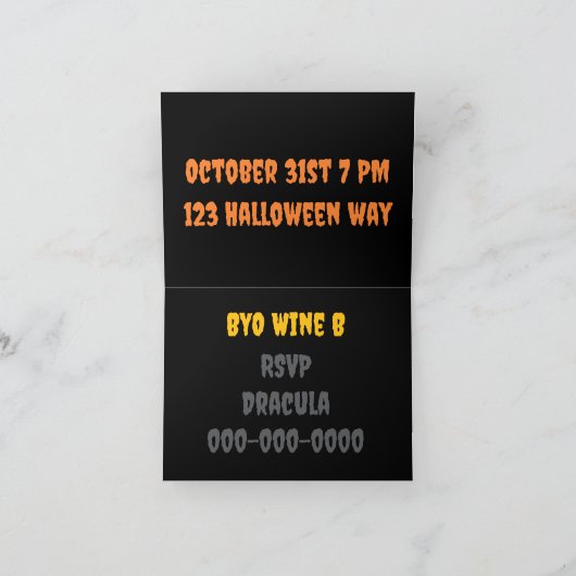 Folded Uitnodiging (Binnen)