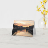 Folded Wenskaart - Dublin, Ierland Kaart (Gele Bloem)