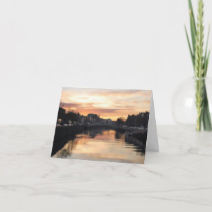 Folded Wenskaart - Dublin, Ierland Kaart