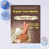 folder biologische markt flyer (Enkel)