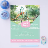 Folder Kinderdagverblijf Speelplaats Flyer (Enkel)