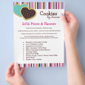 Folder met cookieprijzen flyer (Hand)