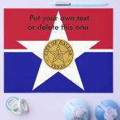 Folder met Vlag van Dallas, VS Flyer (Enkel)