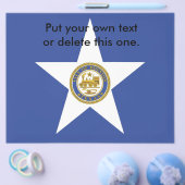 Folder met vlag van de stad Houston, VS Flyer (Enkel)