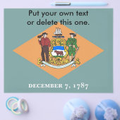 Folder met Vlag van Delaware, V.S. Flyer (Enkel)