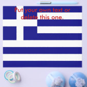 Folder met vlag van Griekenland Flyer (Enkel)